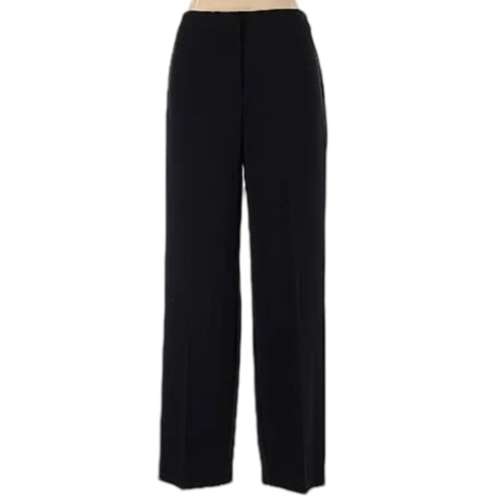 ST. JOHN CAVIAR DRESS PANTS Size 10 Color Black